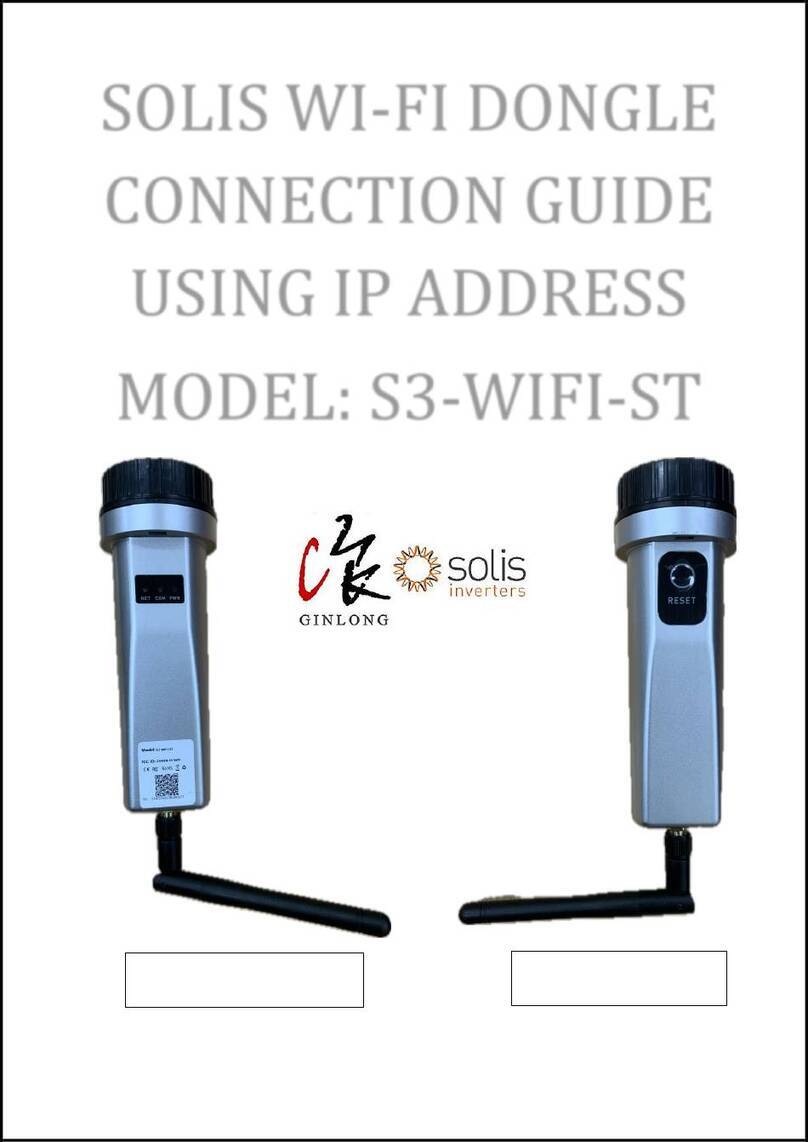 Ginlong SOLIS S3-WIFI-ST Connection guide