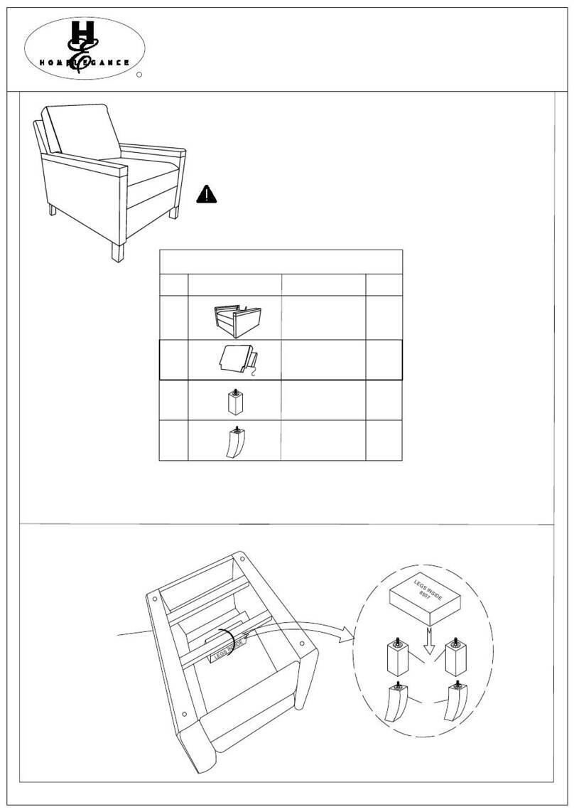 Homelegance 8557GY-1PB Assembly instructions