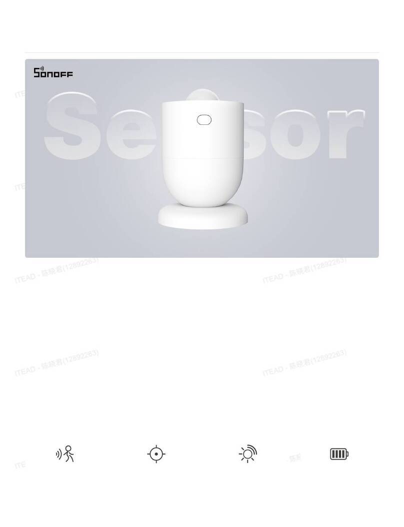 Sonoff SNZB-P user manual