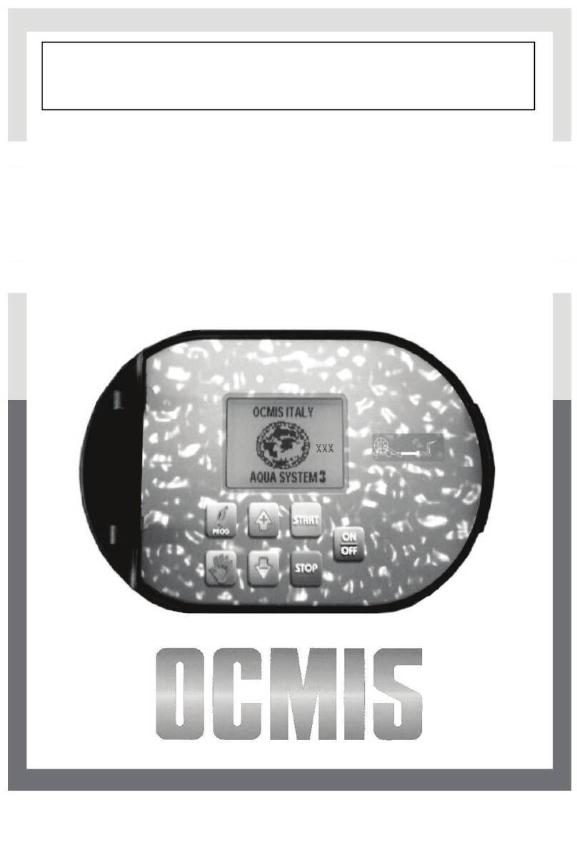 Ocmis Irrigazione AQUA SYSTEM 3 Instruction manual for use and maintenance