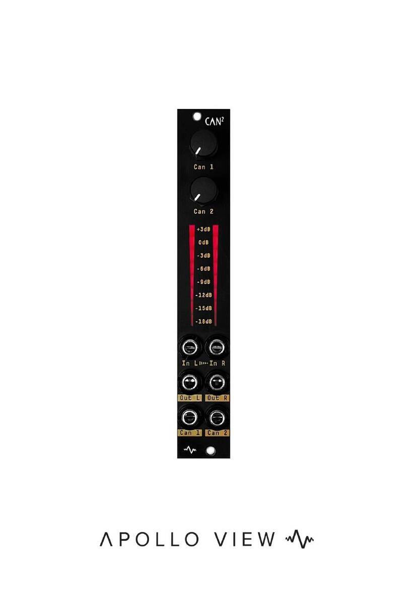 APOLLO VIEW CANCAN User manual