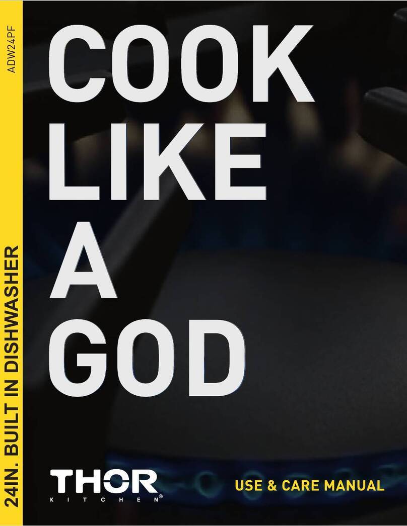 Thor Kitchen ADW24PF Use & care manual