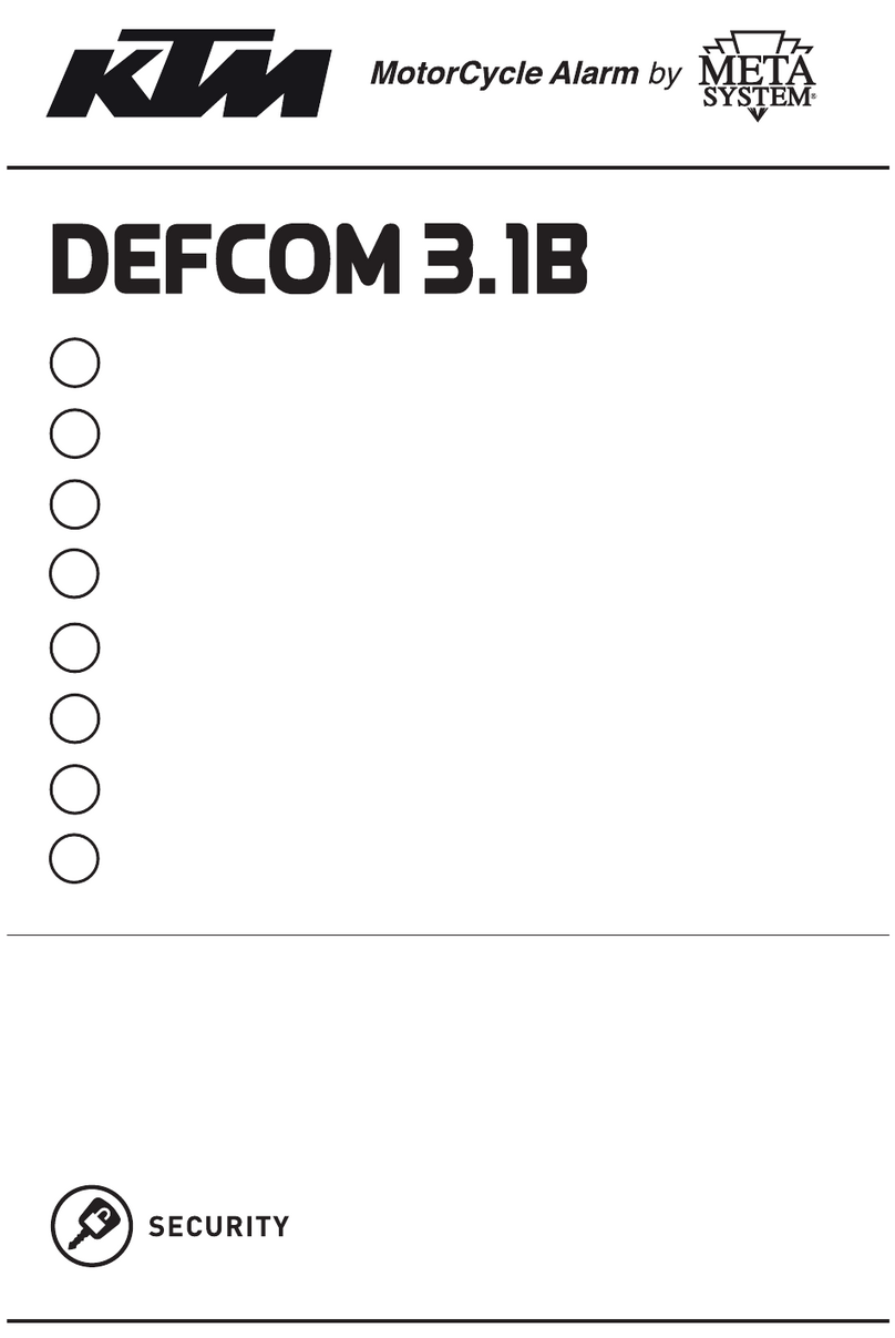 KTM META SYSTEM DEFCOM 3.1B user manual