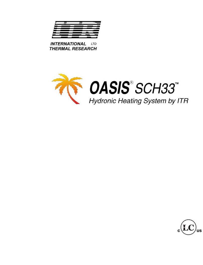 ITR OASIS SCH33 Installation and operating manual