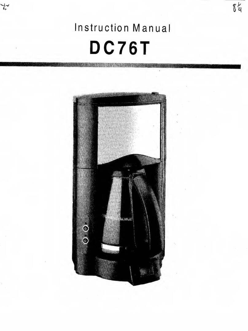 DeLonghi DC76T User manual