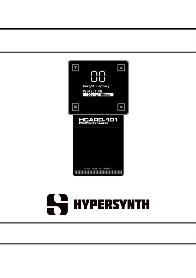 HyperSynth HCARD-101 user manual