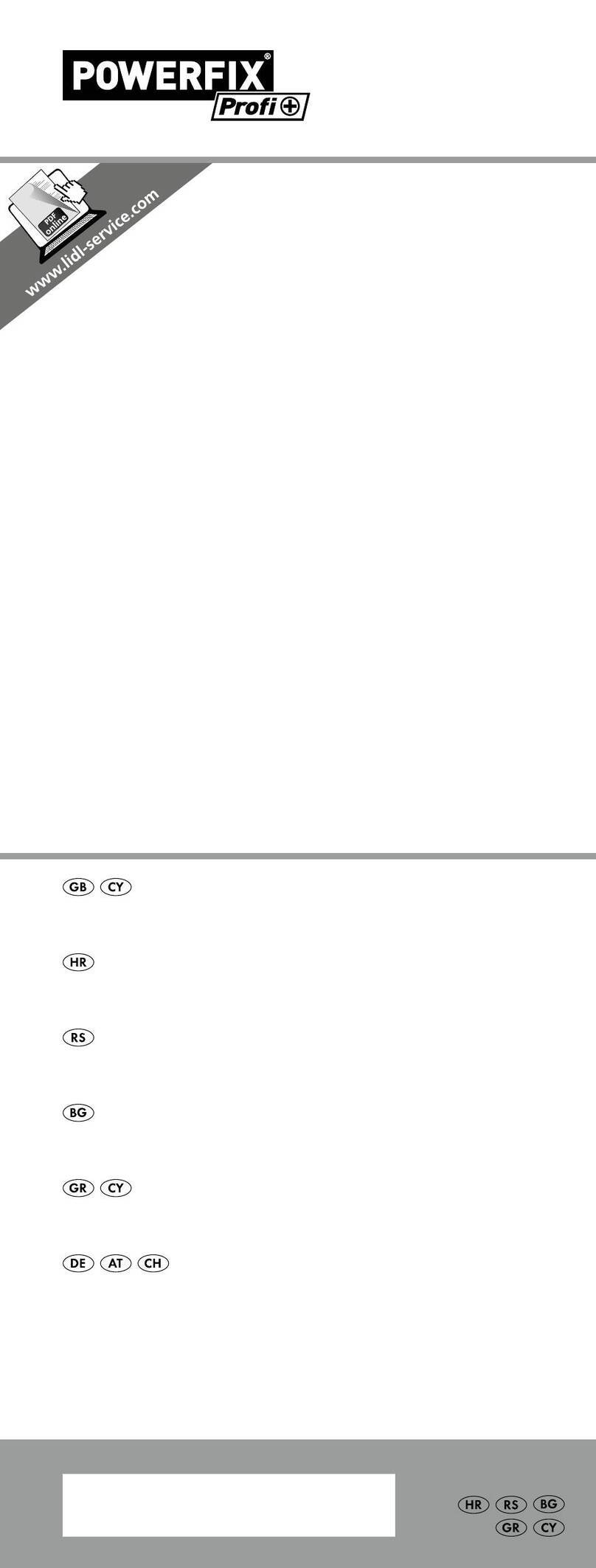 Powerfix Profi PFRS 1.5 A2 User manual