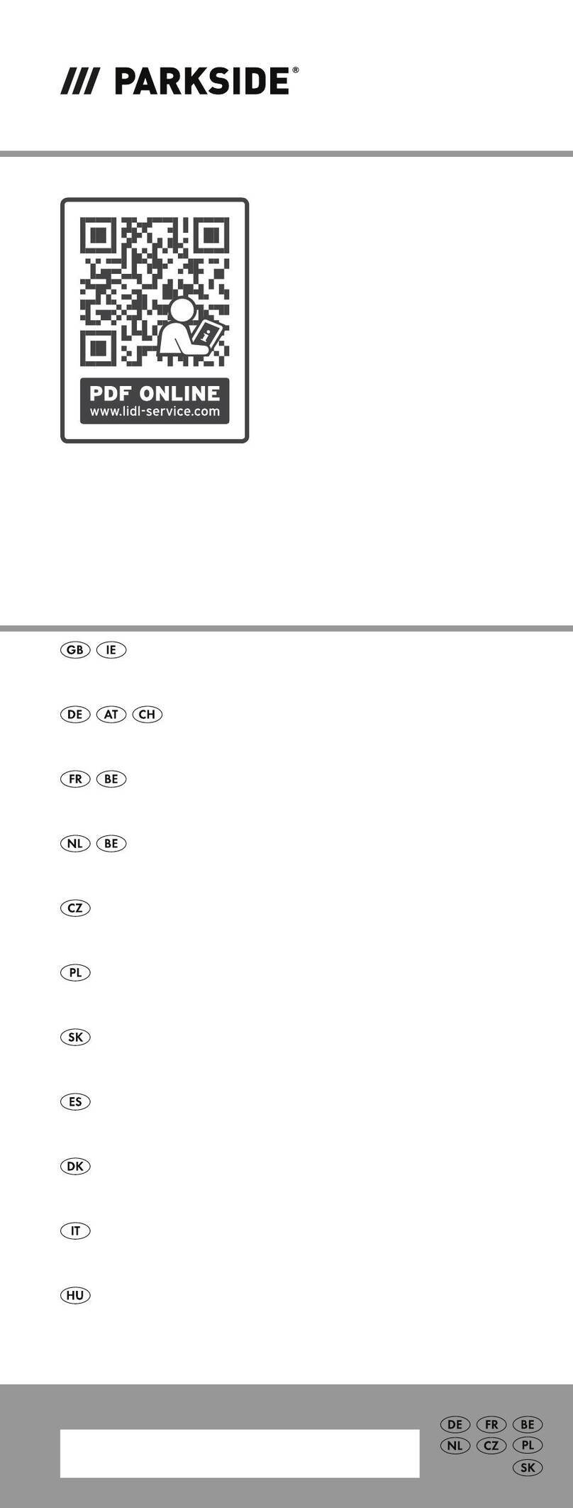 Parkside PFRS 1,5 B4 User manual