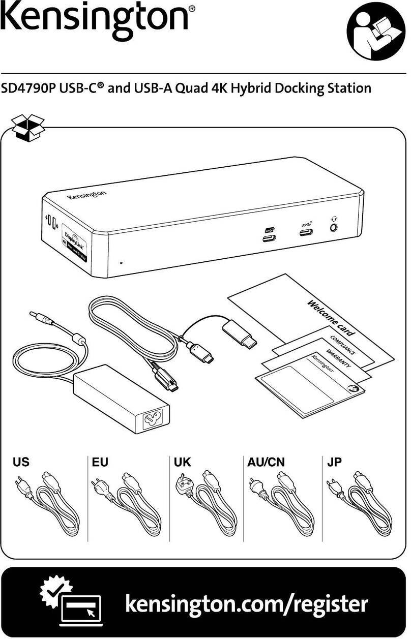Kensington SD4790P User manual