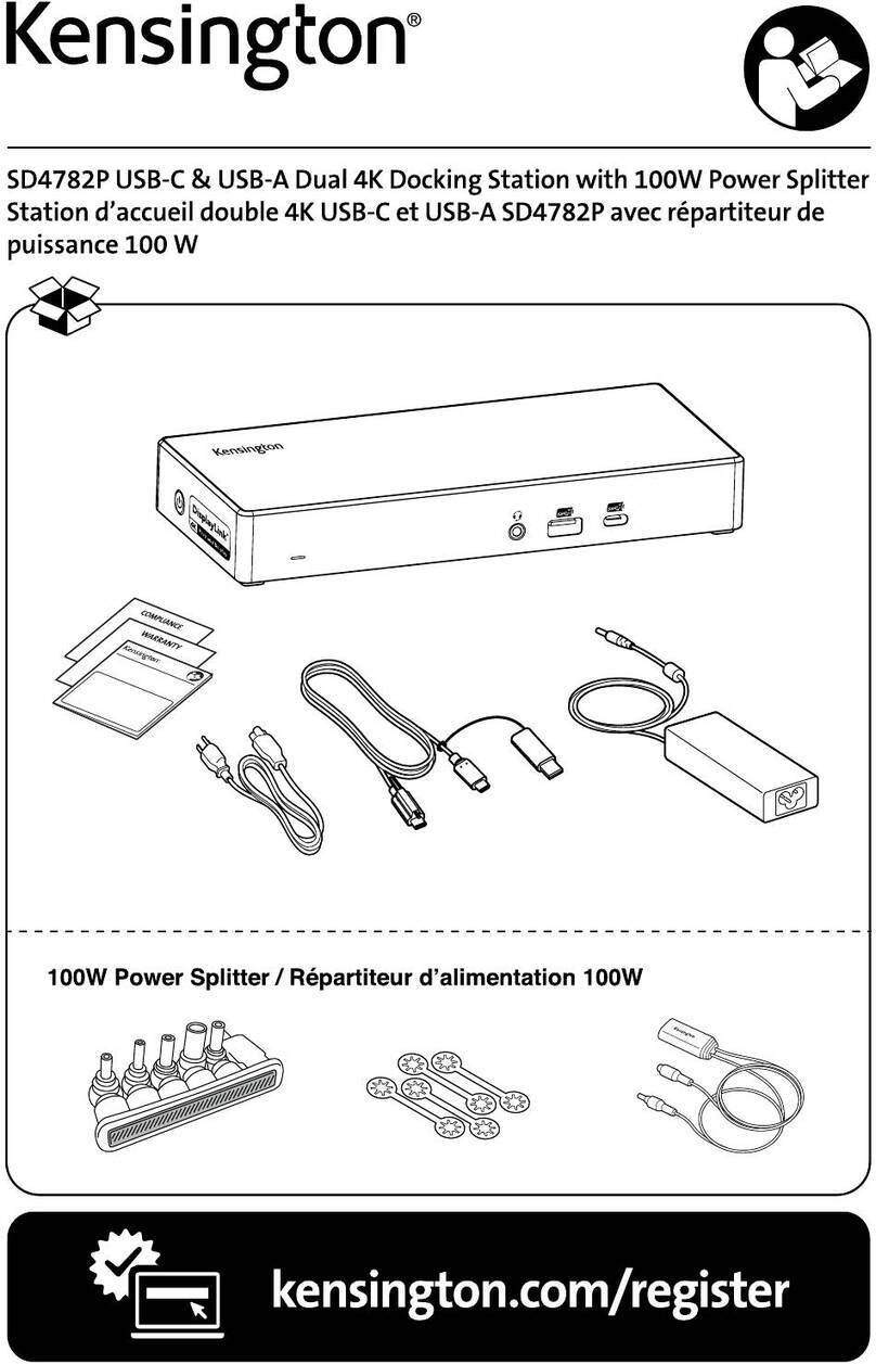 Kensington SD4782P User manual