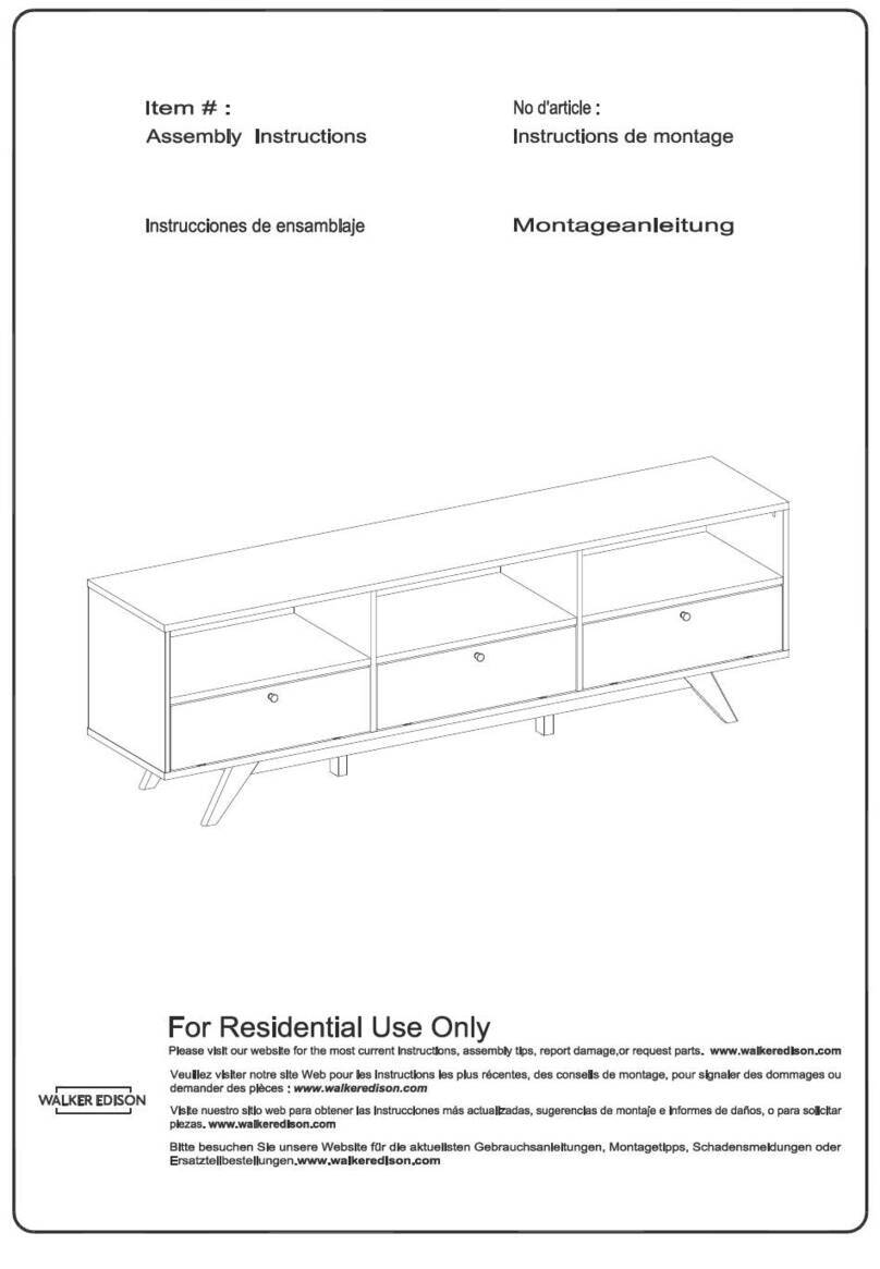 Walker Edison KELM3F User manual