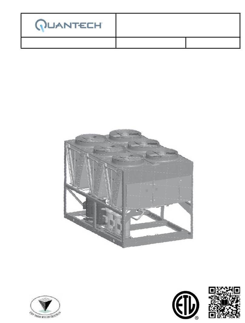 Johnson Controls Quantech Millennium QCC3080CZE Owner's manual
