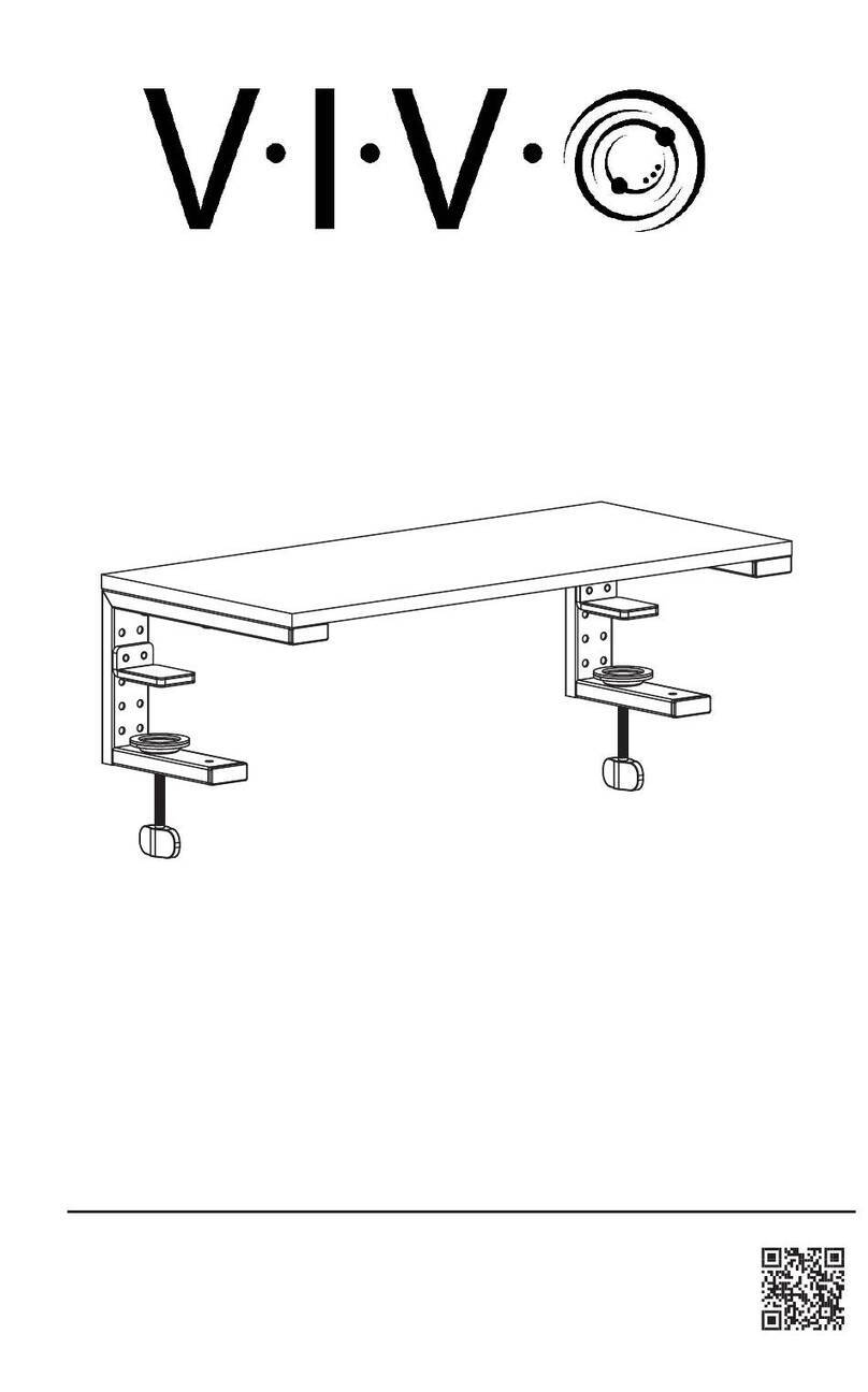 Vivo DESK-SHELF22B instruction manual