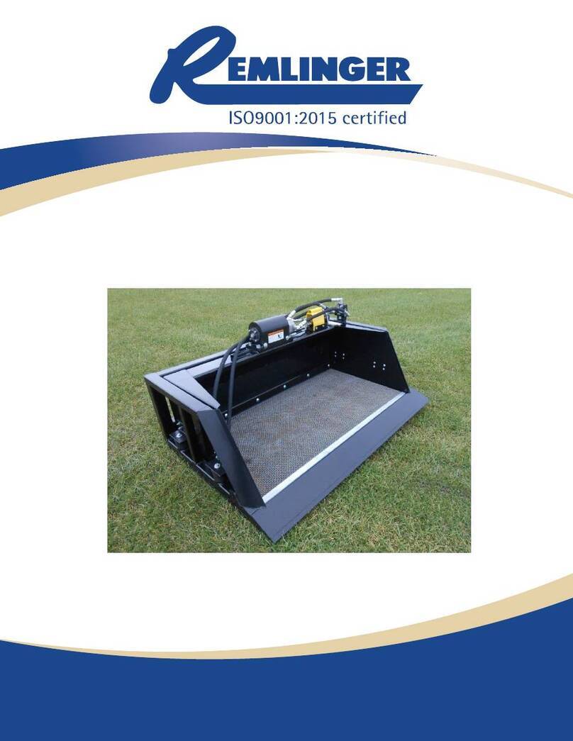 Remlinger 700 Series owner's manual