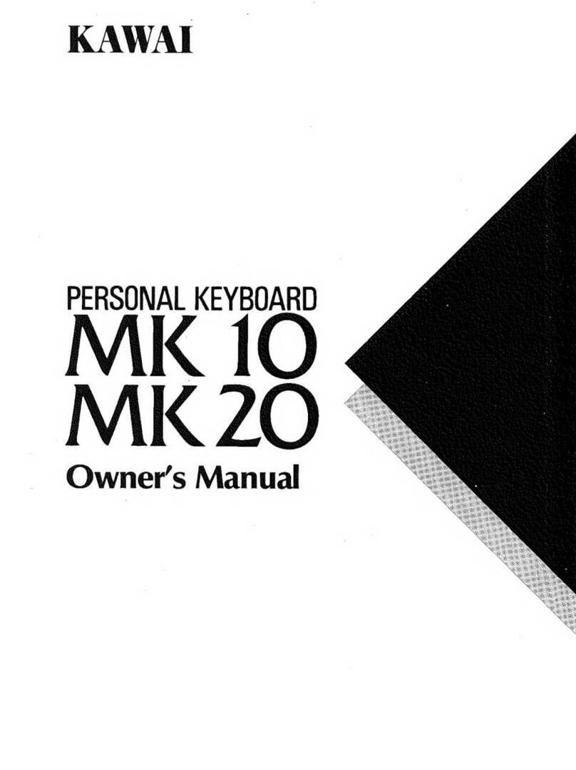 Kawai MK 10 owner's manual