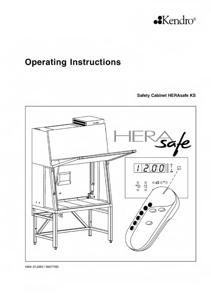 Kendro HERAsafe KS operating instructions