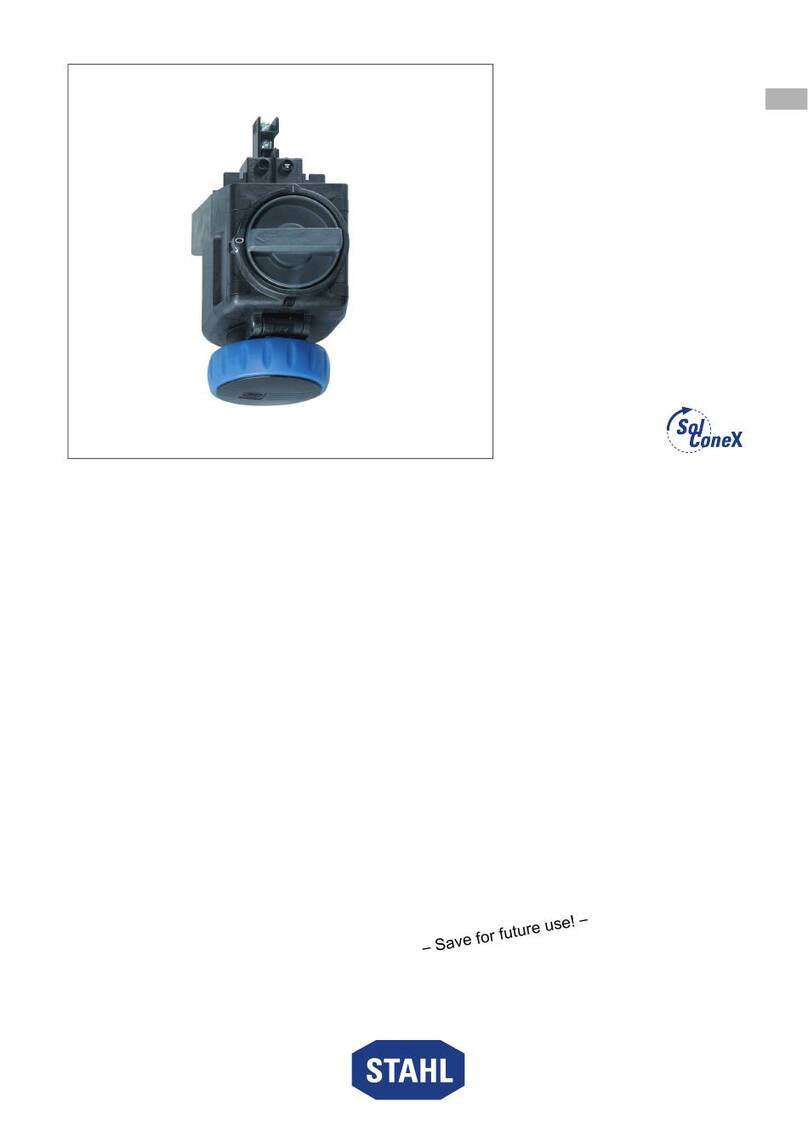 Stahl SolConeX 8570/25 Series operating instructions