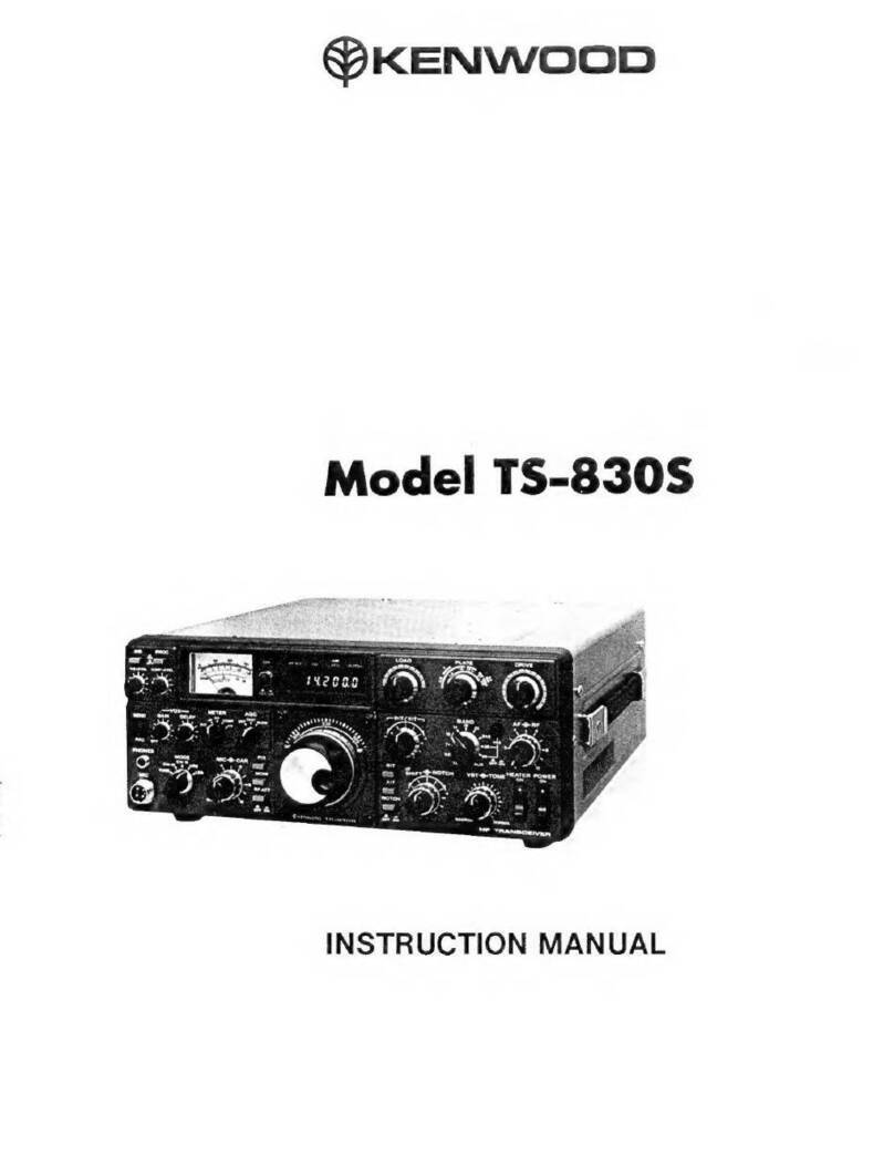 Kenwood TS-830S User manual