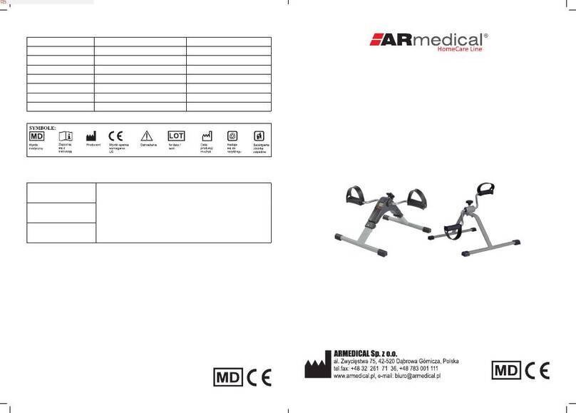 ARmedical AR-018 User's manual & warranty card
