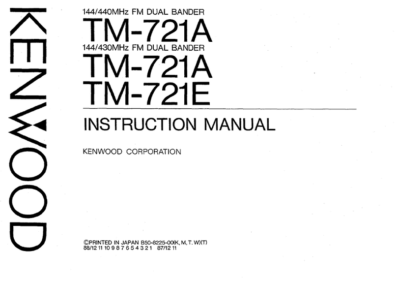 Kenwood TM-721A User manual