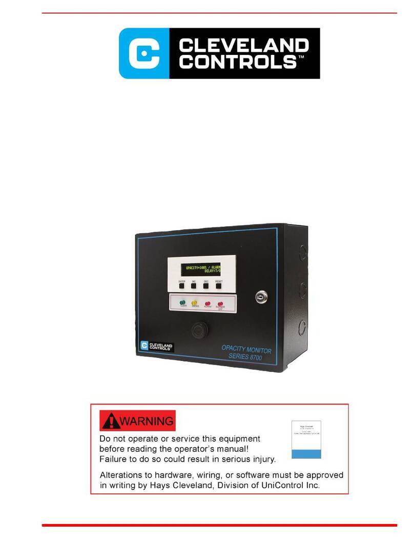 Cleveland Controls A-08740 0 Series instruction manual