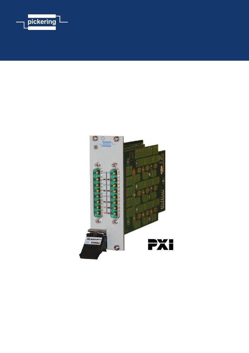 Pickering 40-553 User manual