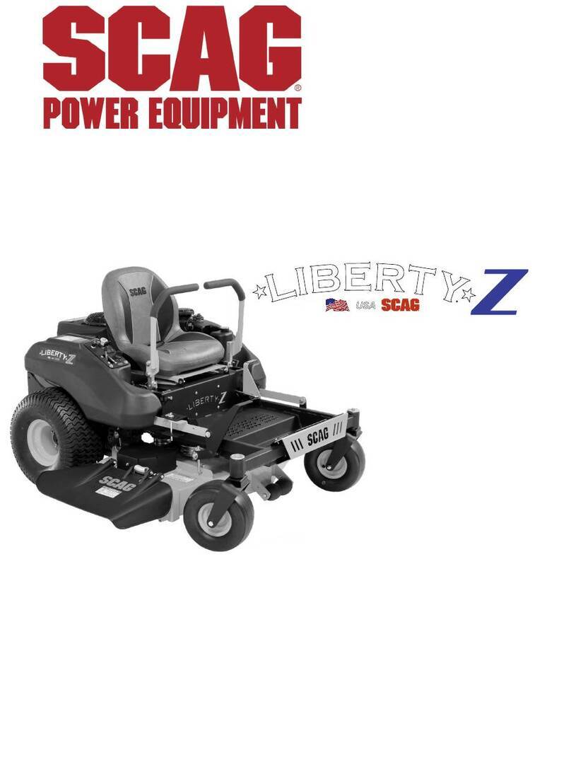 Scag Power Equipment SZL36H-18FR User manual