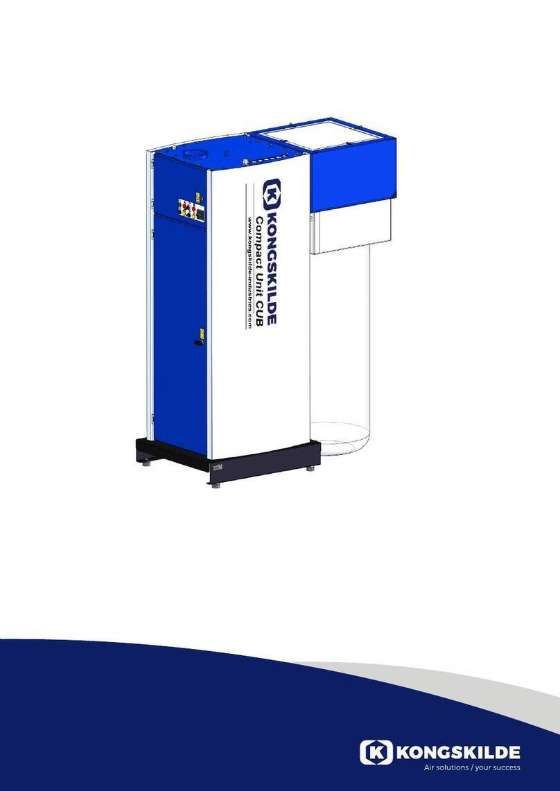 Kongskilde CUB 1620 User manual
