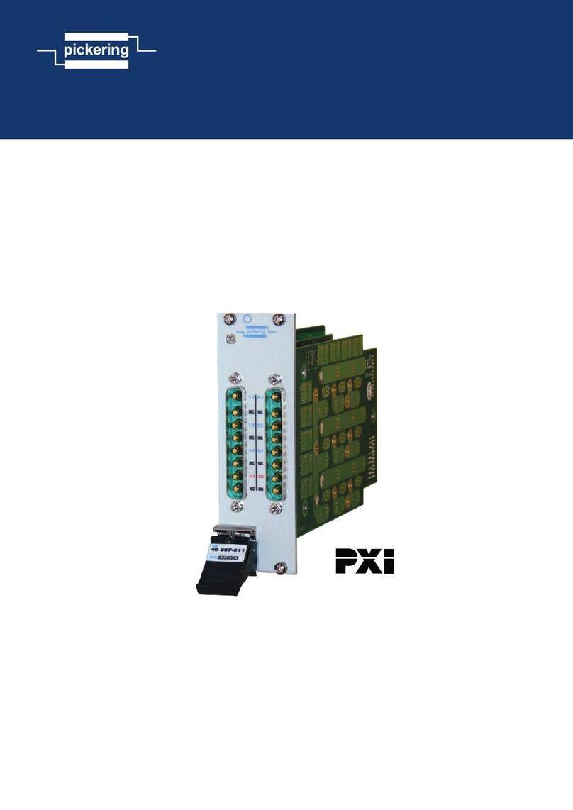 Pickering 40-666A User manual Pickering 40-666A User manual