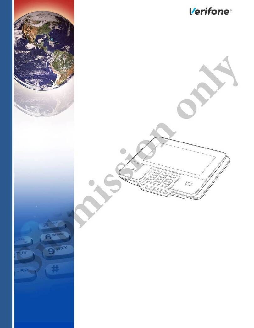 VeriFone M425 User manual
