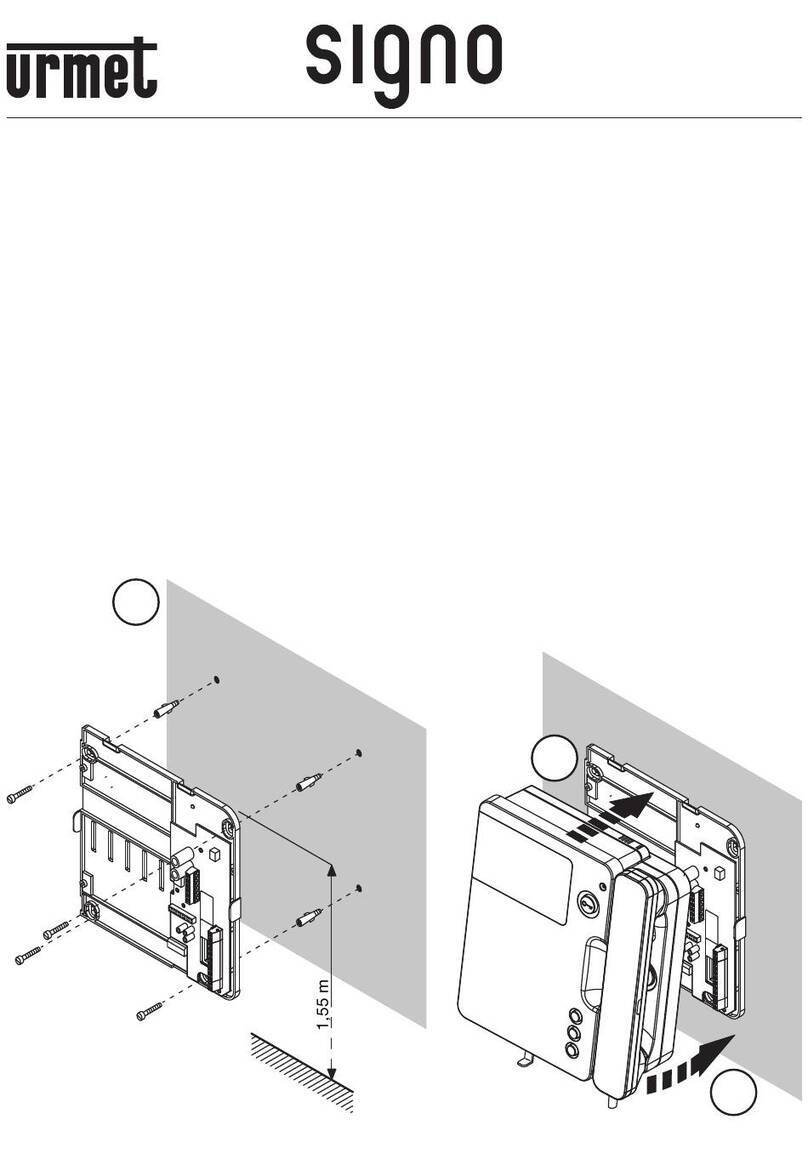 urmet domus SIGNO 1740 instructions