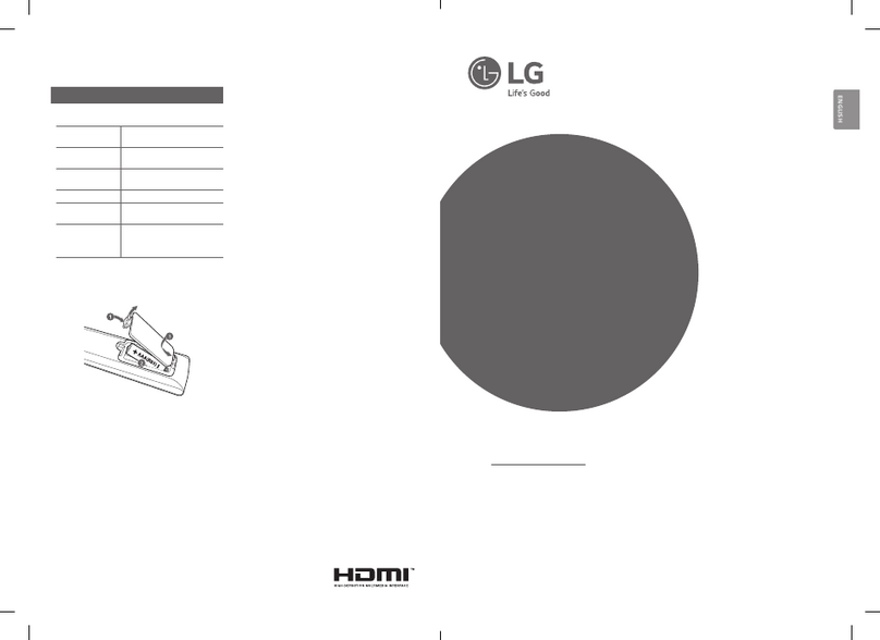 LG LHD756 Specification sheet