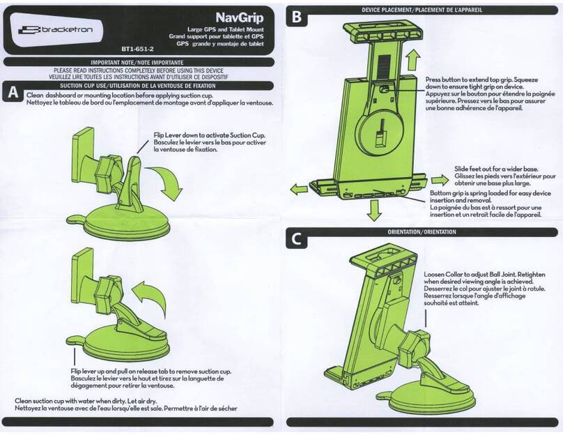 Bracketron NavGrip BT1-651-2 User manual