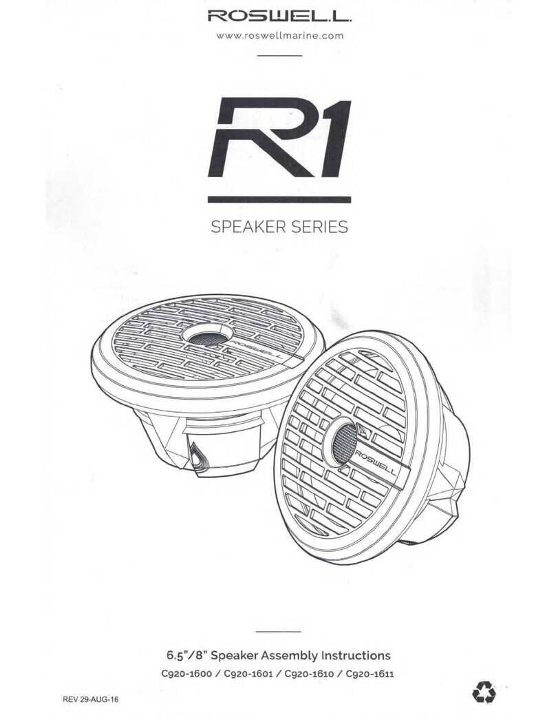 Roswell Cobalt Boats R1 Assembly instructions