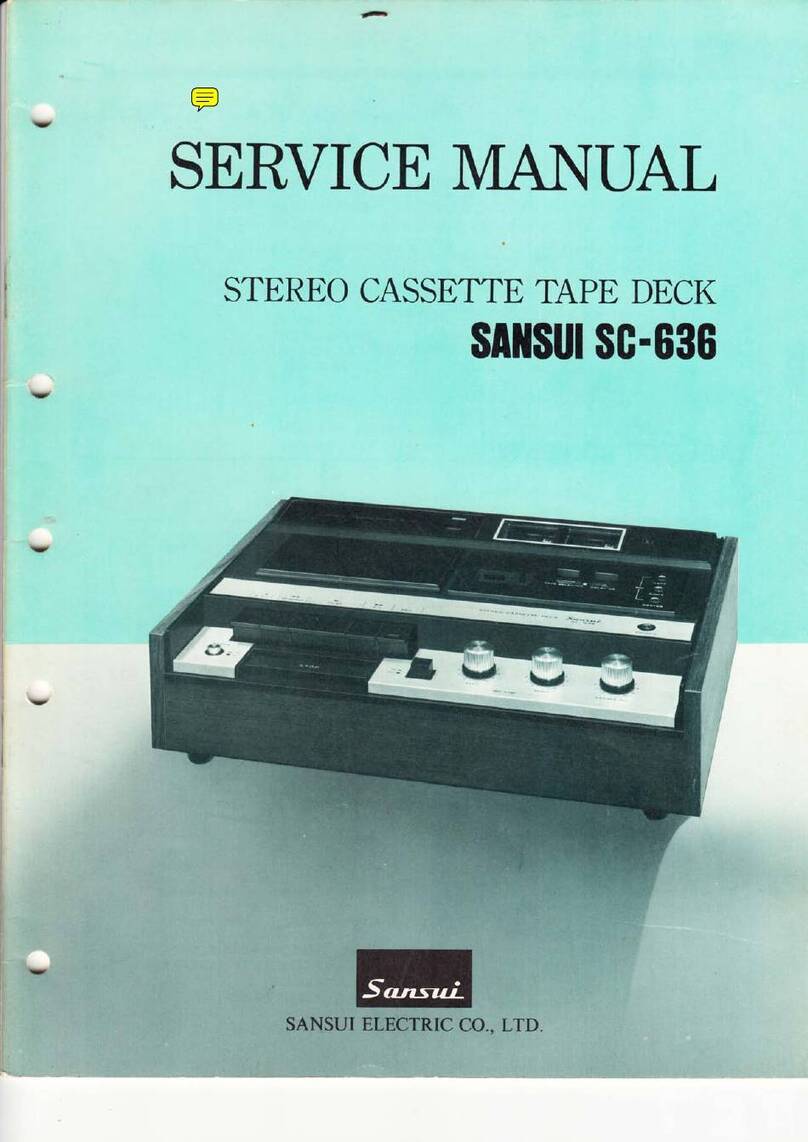 Sansui SC-636 Service manual