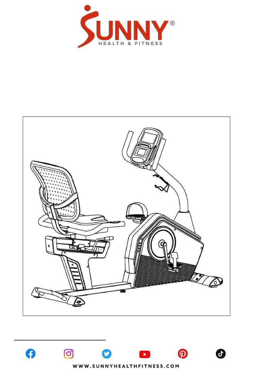 Sunny Health & Fitness SF-RB4850 user manual