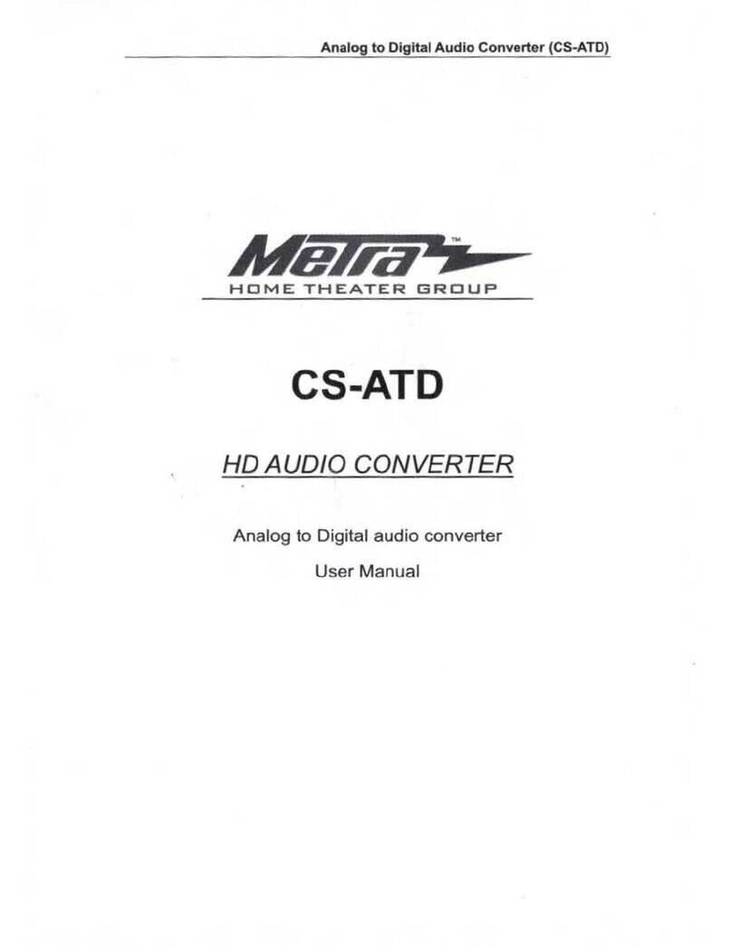 Metra Electronics CS-ATD user manual