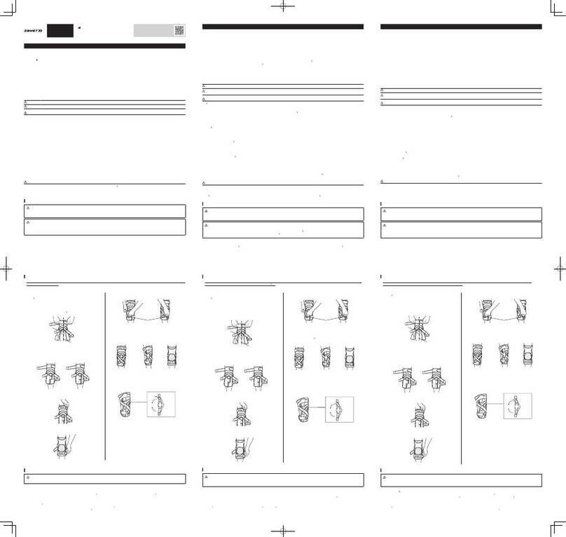 ZAMST ZK -X User manual