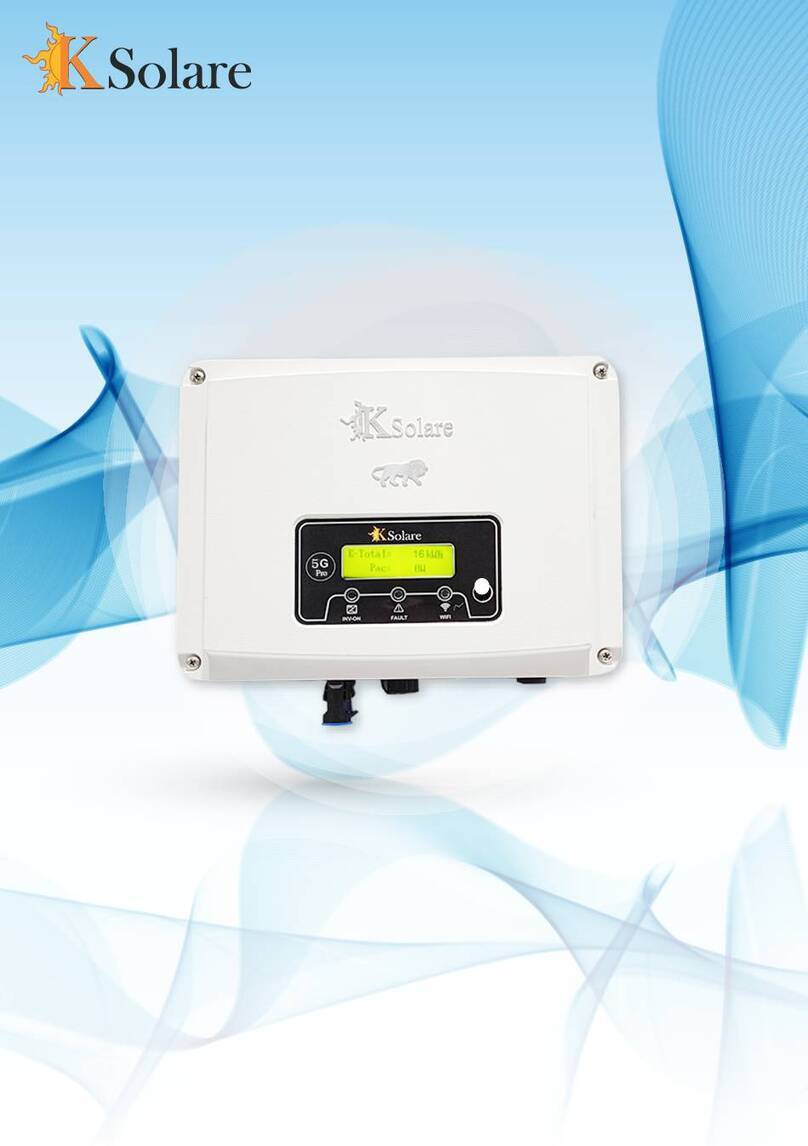 KSolare KSY-4.2KW 1MPPT user manual