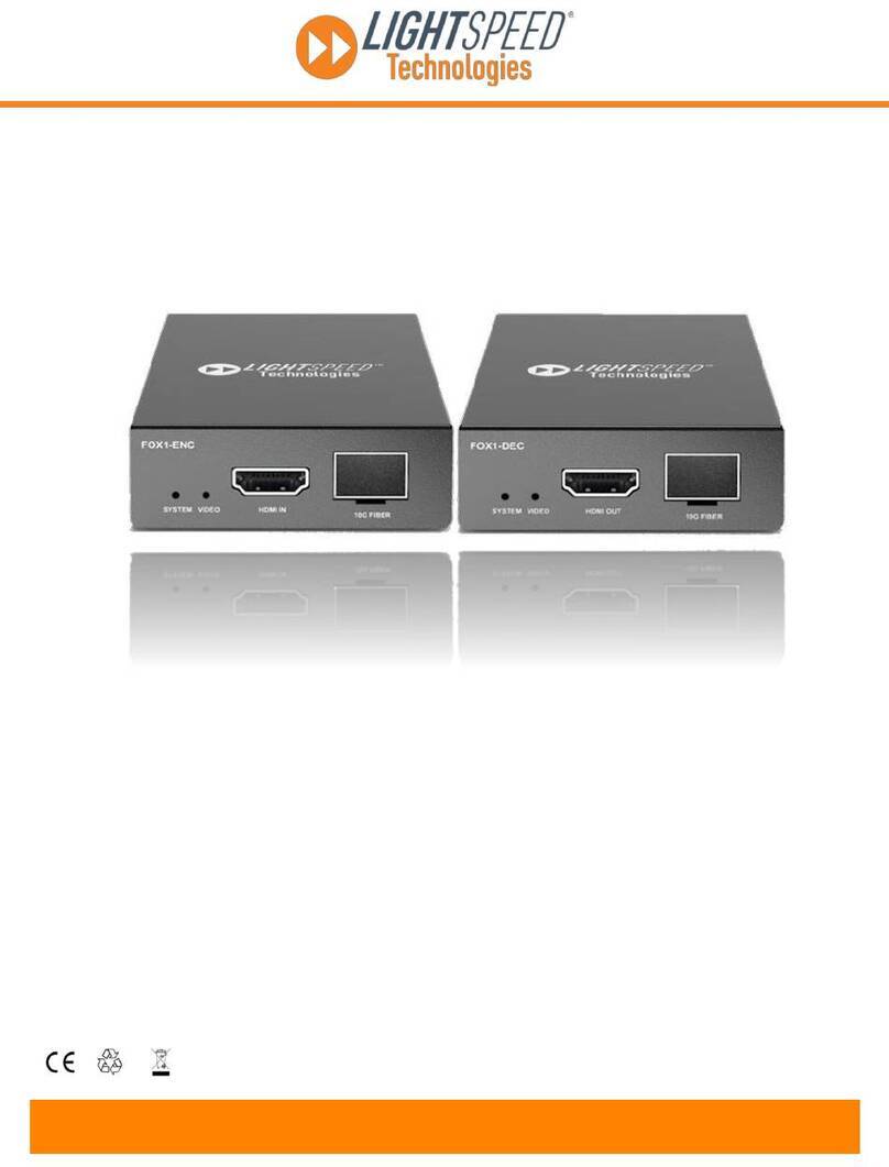 LightSpeed Technologies FOX1-KIT user manual LightSpeed Technologies FOX1-KIT user manual