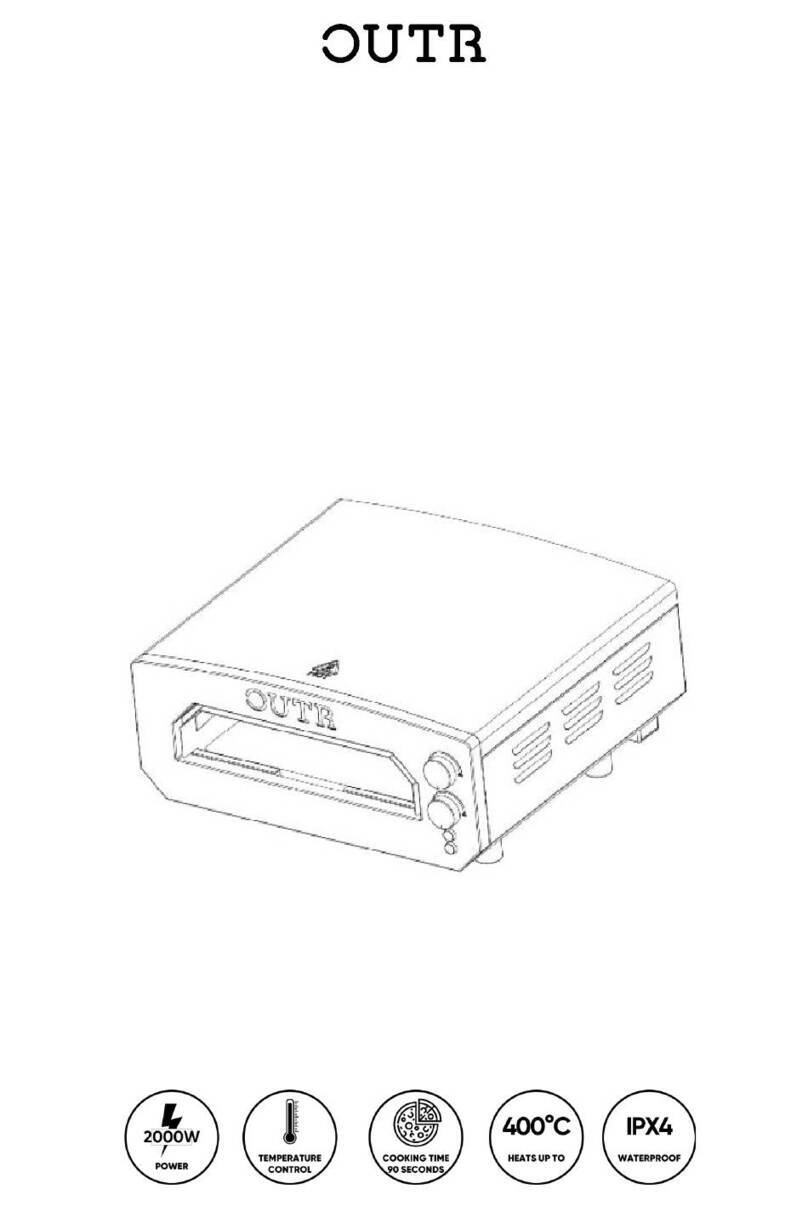OUTR E-PIZZAIOLO User and installation manual