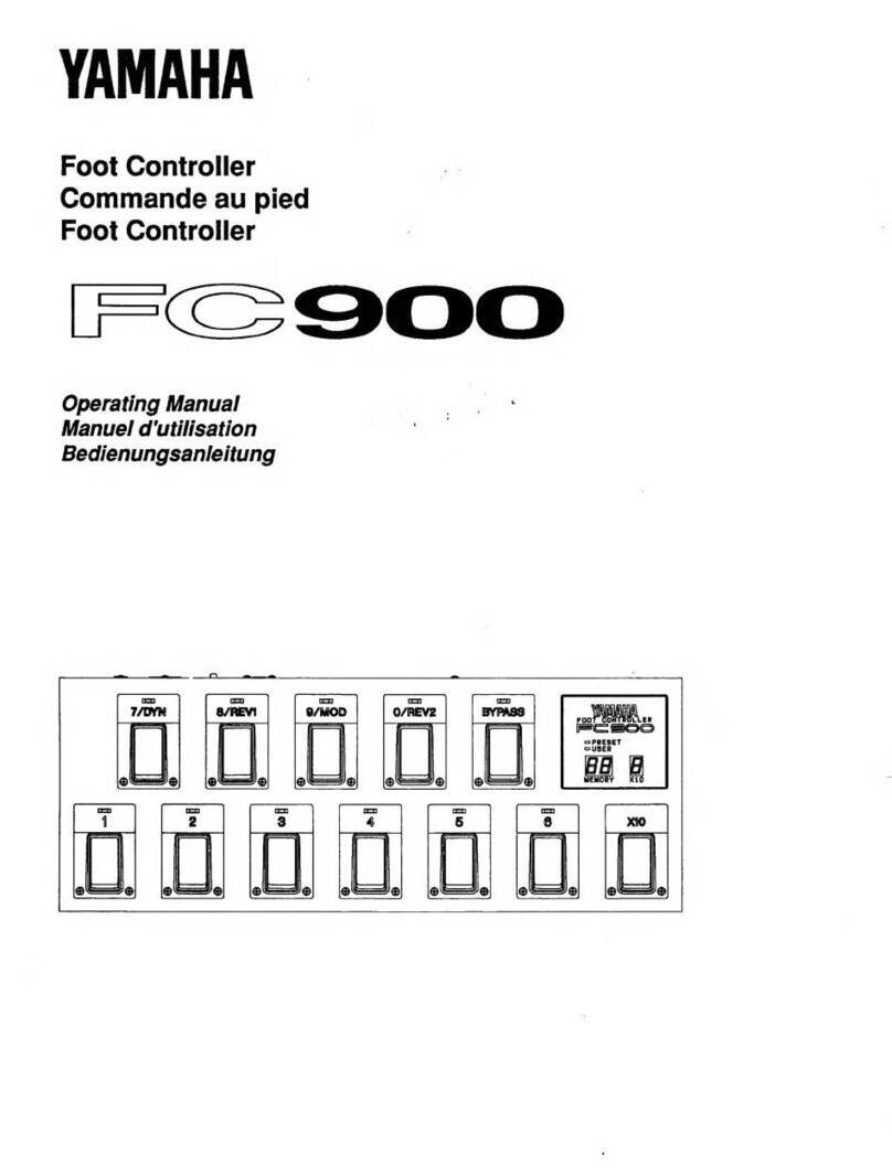 Yamaha FC900 operating manual