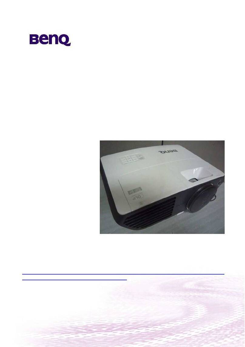 BenQ W700 Product service manual