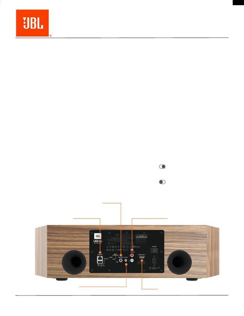 JBL L42ms User manual JBL L42ms User manual