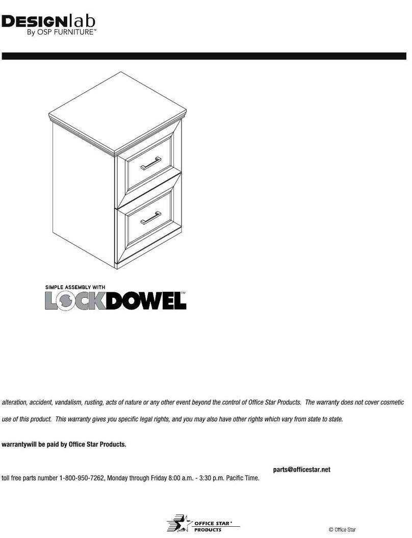 OSP furniture JEF2418VF User manual OSP furniture JEF2418VF User manual