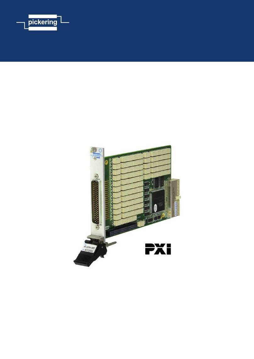 Pickering 40-525A user manual