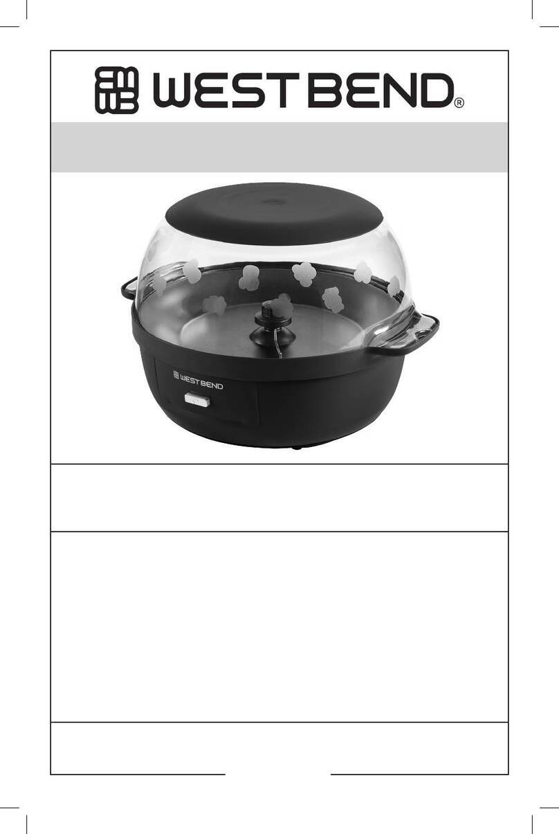 West Bend STIR CRAZY PCWBSCBK13 User manual