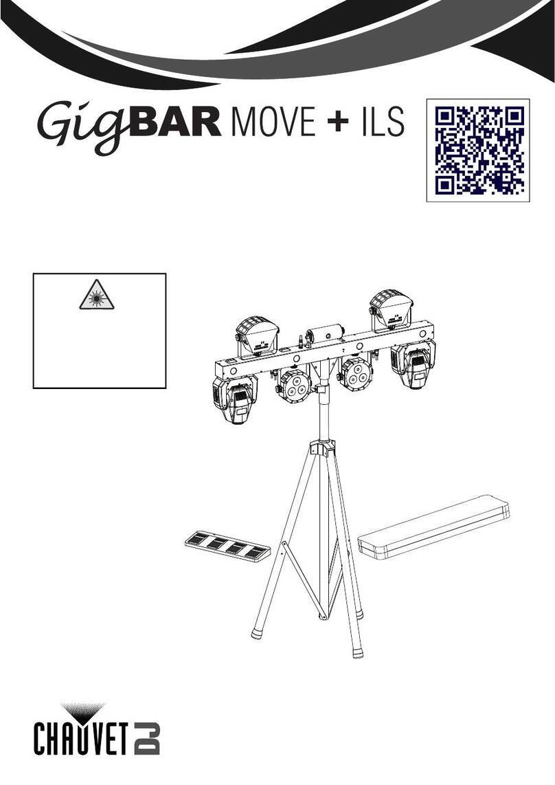 Chauvet DJ GigBAR MOVE + ILS Quick reference guide