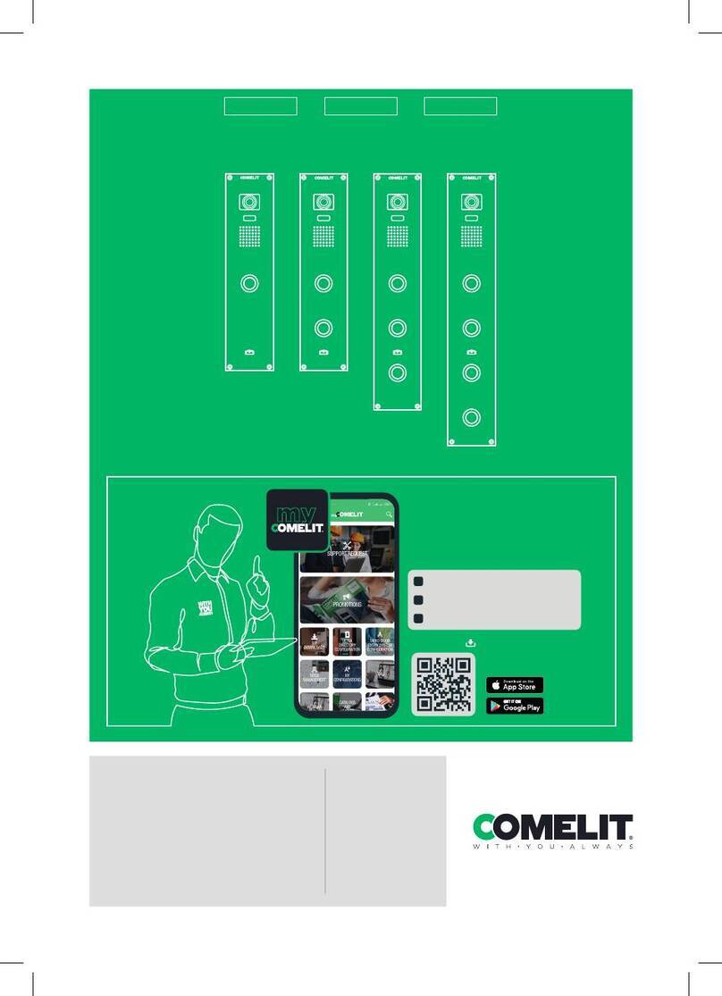Comelit Adam Series User manual