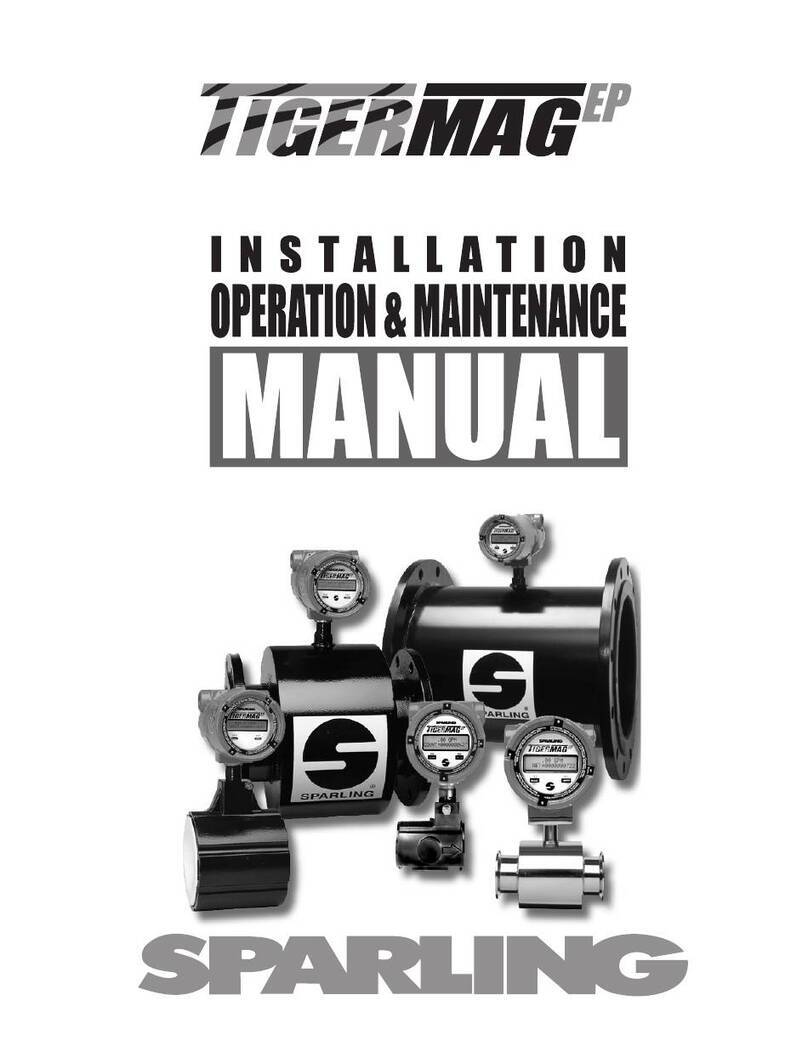 SPARLING Tigermag FM656 Instruction manual